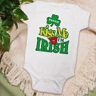 Kiss Me I'm Irish Personalized Infant Creeper